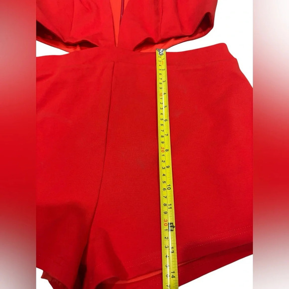 NEW! Revolve SUPERDOWN Alondra Cutout Romper in Red XL - Picture 10 of 14